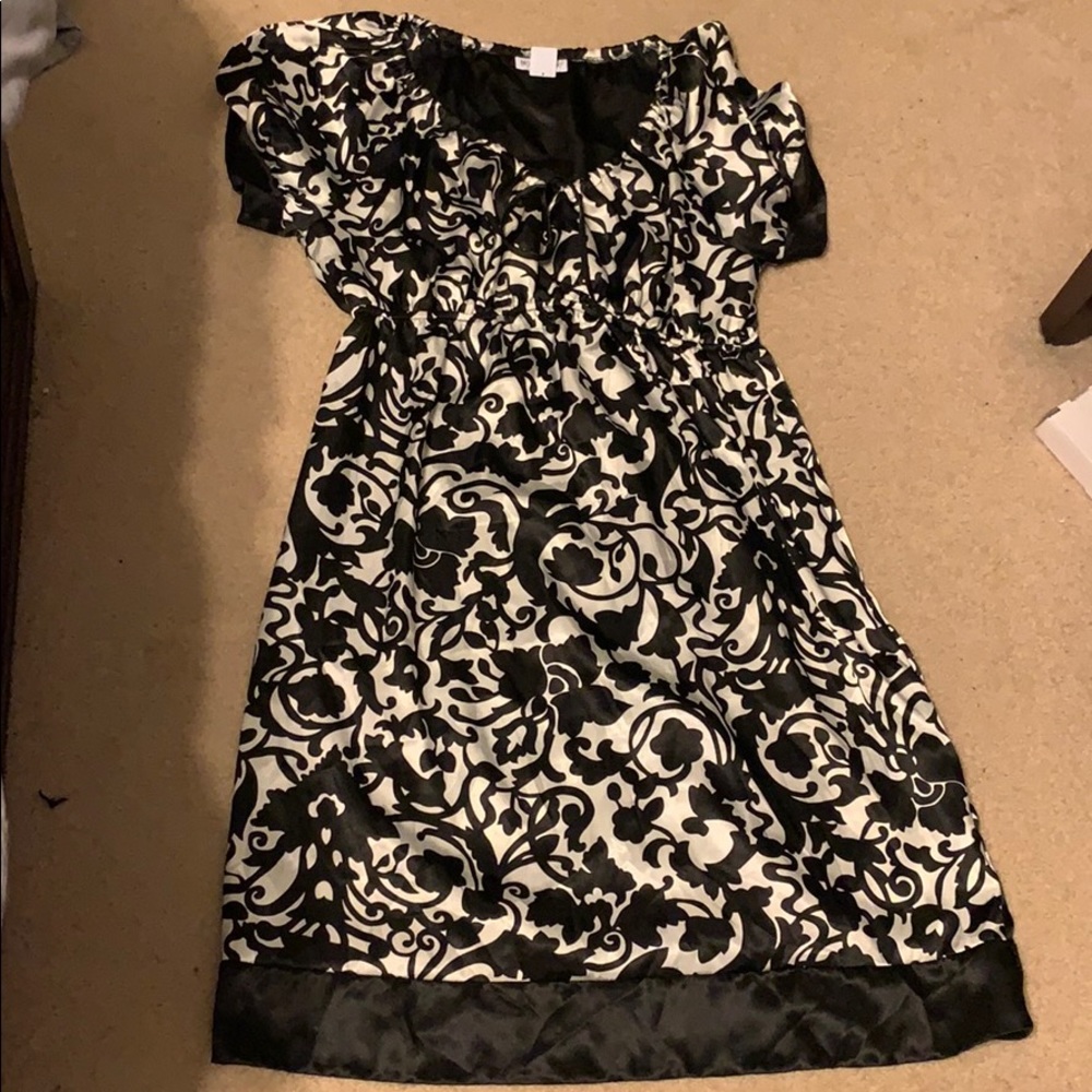 Beautiful Motherhood Maternity Satin Dress - Large
